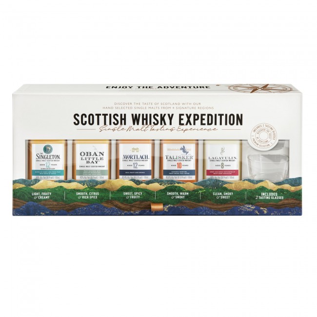 Scotch Tasting Set, Scotch Sampler, Scotch Sampler Gift Set 