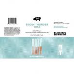 Black Hog Brewing Co - Snow Thunder 0 (415)