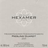 Helmut Hexamer - Meddersheimer Rheingrafenberg Quarzit Riesling 2022 (750)