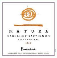 Natura by Emiliana - Cabernet Sauvignon Central Valley 2022 (750ml) (750ml)