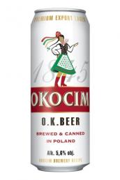 Browar Okocim - O.K. Beer (4 pack 16oz cans) (4 pack 16oz cans)