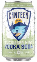 Canteen Spirits - Cucumber Mint Vodka Soda (4 pack 12oz cans) (4 pack 12oz cans)