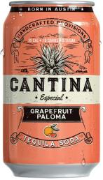 Cantina - Grapefruit Paloma Tequila Soda (4 pack 355ml cans) (4 pack 355ml cans)