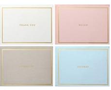 Hallmark - Signature Gold Boxed Stationery Note Cards Assortment