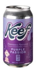 Keef - Purple Passion 10mg THC Soda (4 pack 12oz cans) (4 pack 12oz cans)