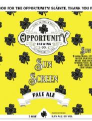 Opportunity Brewing Company - Sun Screen (4 pack 16oz cans) (4 pack 16oz cans)
