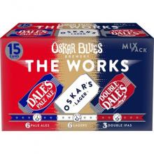 Oskar Blues - The Works Variety Pack (15 pack 12oz cans) (15 pack 12oz cans)