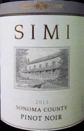 Simi Winery - Sonoma County Pinot Noir 2022 (750ml) (750ml)