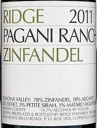 Ridge - Zinfandel Sonoma Valley Pagani Ranch 2020 (750ml) (750ml)