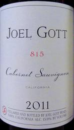 Joel Gott - 815 Cabernet Sauvignon 2021 (750ml) (750ml)