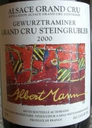 Albert Mann - Gewürztraminer Alsace Grand Cru Steingrubler NV (750ml) (750ml)
