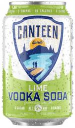 Canteen Spirits - Lime Vodka Soda (6 pack 12oz cans) (6 pack 12oz cans)