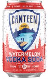 Canteen Spirits - Watermelon Vodka Soda (4 pack 12oz cans) (4 pack 12oz cans)