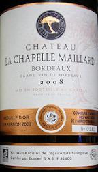Chteau La Chapelle Maillard - Bordeaux 2019 (750ml) (750ml)