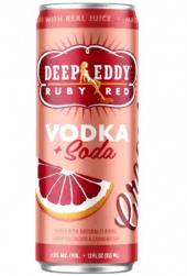 Deep Eddy - Ruby Red Vodka & Soda (4 pack 355ml cans) (4 pack 355ml cans)