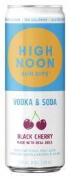 High Noon Sun Sips - Black Cherry Vodka & Soda (4 pack 355ml cans) (4 pack 355ml cans)
