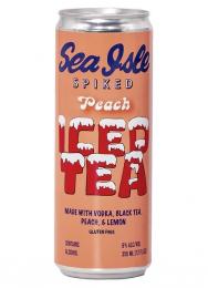 Hoop Tea - Sea Isle Spiked Peach Iced Tea (4 pack 12oz cans) (4 pack 12oz cans)