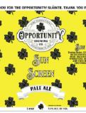 Opportunity Brewing Company - Sun Screen 0 (415)