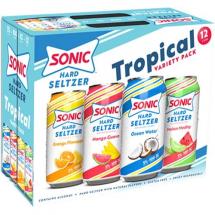 Sonic Hard Seltzer - Tropical Variety Pack (12 pack 12oz cans) (12 pack 12oz cans)