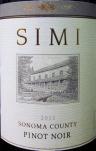 Simi Winery - Sonoma County Pinot Noir 2022 (750)