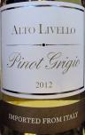 Alto Livello - Pinot Grigio 2020 (750)