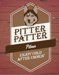 Three 3's Brewing Co - Pitter Patter Pilsner (4 pack 16oz cans) (4 pack 16oz cans)