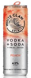White Claw - Peach Vodka Soda (4 pack 12oz cans) (4 pack 12oz cans)